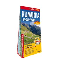 Rumunia i Mołdawia laminowana mapa samochodowa 1:800 000 - zbiorowa praca - książka