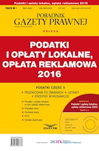 Podatki i opłaty lokalne, opłata reklamowa 2016 -  - książka