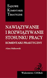 Nawiązywanie i rozwiązywanie stosunku pracy Komentarz praktyczny - Adam Malinowski - książka