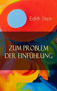 Zum Problem der Einfühlung - Edith Stein - ebook