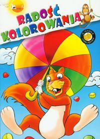 Radość kolorowania wiewiórka -  - książka