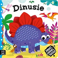 Zobacz dotknij poczuj! Dinusie Książeczka sensoryczna - Wasilewicz Grażyna - książka