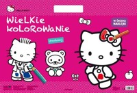 Wielkie kolorowanie Hello Kitty -  - książka