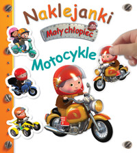 Mały chłopiec Naklejanki Motocykle - Belineau Nathalie - książka