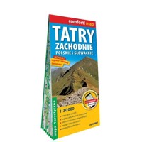 Comfort! map Tatry Zachodnie. Polskie i słowackie - zbiorowa praca - książka