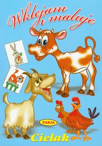 Wklejam i maluję Cielak -  - książka