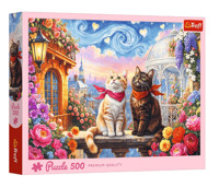 Puzzle 500 Zakochane mruczki -  - książka