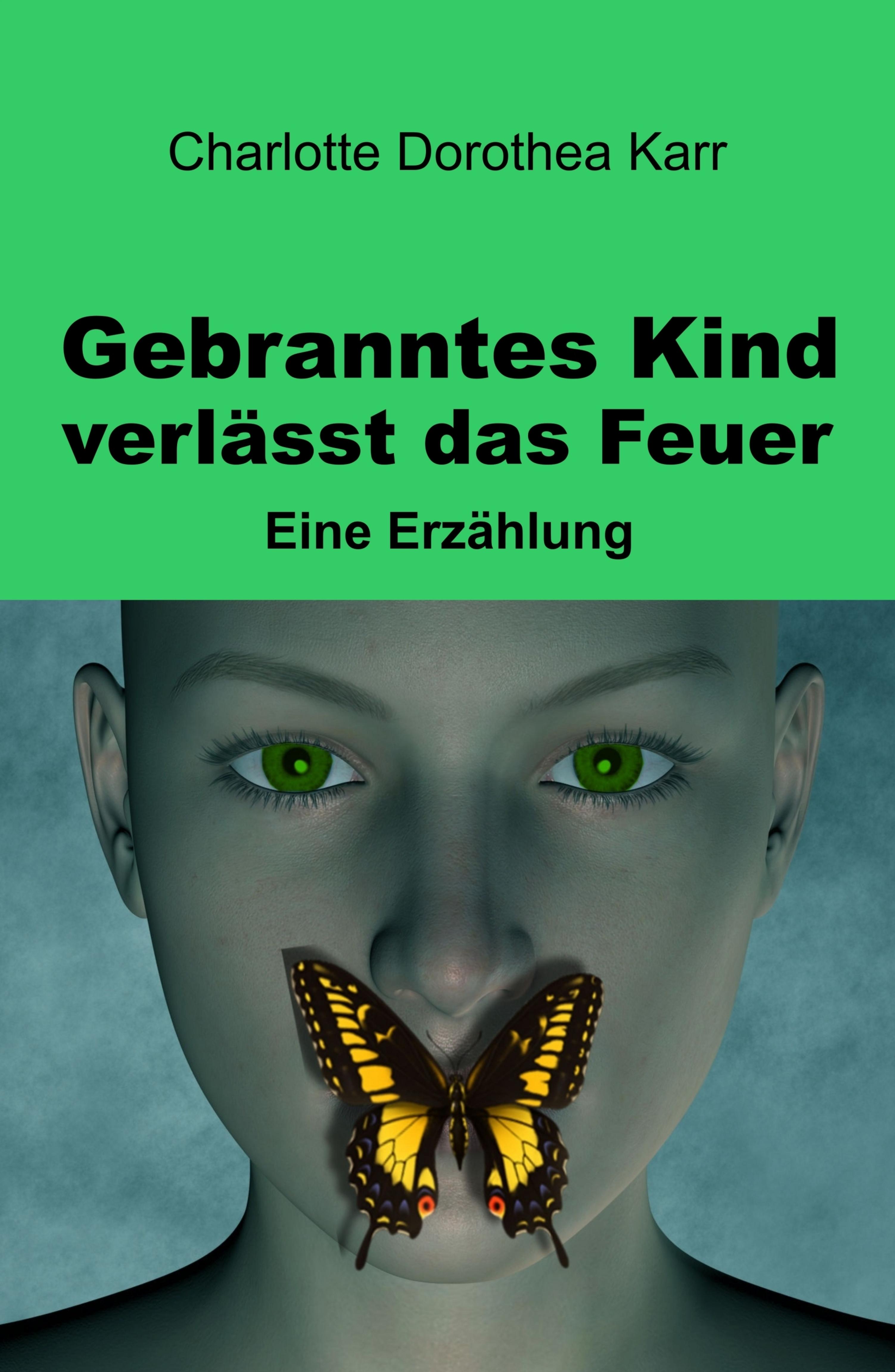 Gebranntes Kind verlässt das Feuer
