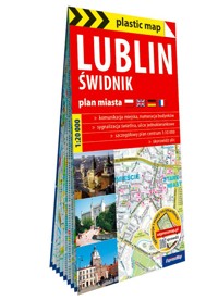 Lublin, Świdnik. Laminowany plan miasta w skali 1:20 000 - zbiorowa praca - książka