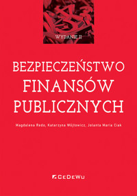 Bezpieczeństwo finansów publicznych - Magdalena Redo, Jolanta Maria Ciak, Katarzyna Wójtowicz - książka