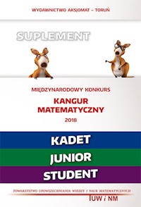 Matematyka z wesołym kangurem Suplement 2018 (Kadet/Junior/Student) -  - książka