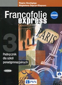 Francofolie express 3 Podręcznik + CD - Supryn-Klepcarz Magdalena, Boutegege Regine - książka
