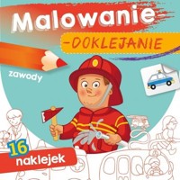 Malowanie-doklejanie. Zawody - Joanna Myjak - książka