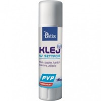 Klej w sztyfcie Tetis PVP 15g (BG112-B) -  - książka