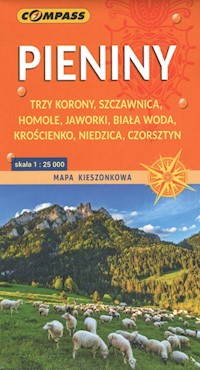 Pieniny Mapa kieszonkowa 1:25 000 -  - książka