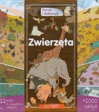 Zwierzęta Rysuję i dekoruję - Mermoux Dominique ilustr. - książka
