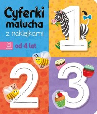 Cyferki malucha z naklejkami. Od 4 lat - Bator Agnieszka - książka
