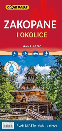Mapa - Zakopane okolice 1:60 000 - zbiorowa praca - książka