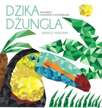Dzika dżungla. Koloruj zgodnie z numerami - Daniele Margara - książka