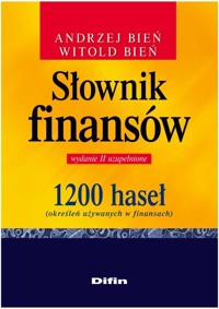 Słownik finansów - Bień Andrzej, Bień Witold - książka
