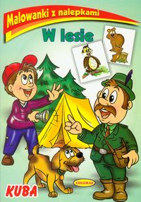 W lesie naklejki -  - książka