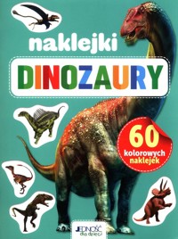 60 kolorowych naklejek Dinozaury - Skwark Dorota - książka