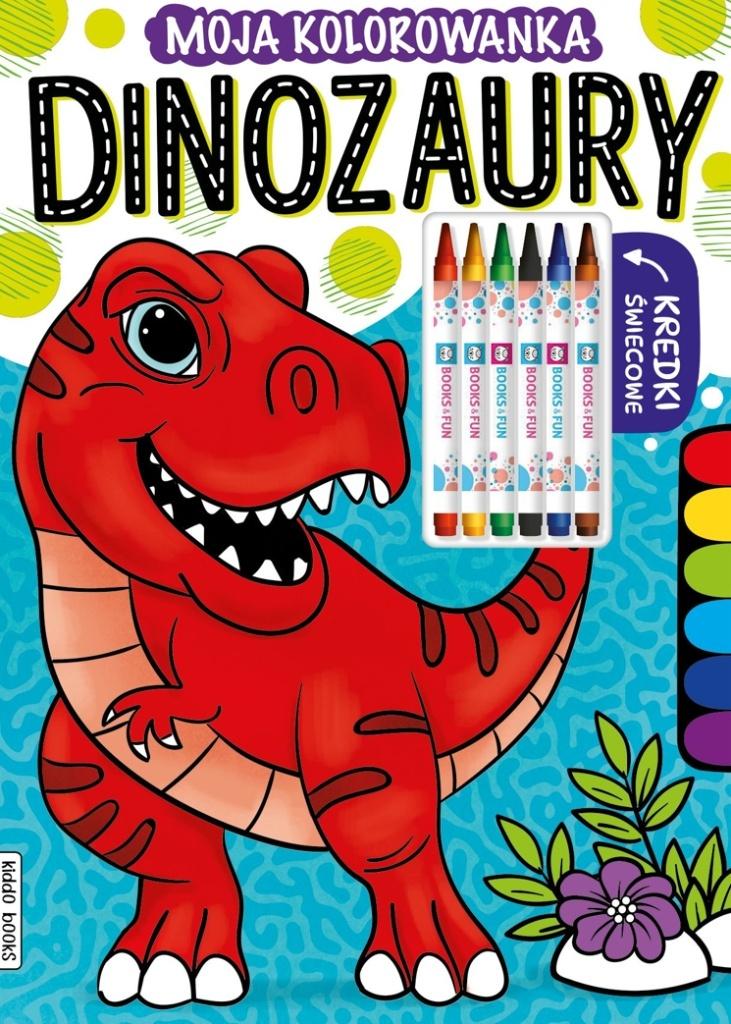 Dinozaury. Moja kolorowanka - zbiorowa praca - książka