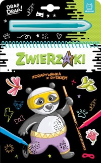Zwierzaki. Zdrapywanka z rysikiem - Kaczyńska Agata - książka