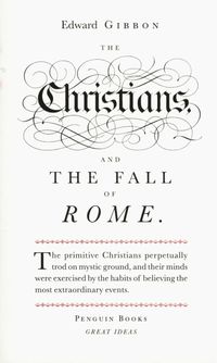 Christians and the Fall of Rome - Edward Gibbon - książka