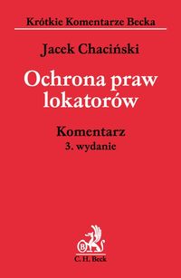 Ochrona praw lokatorów Komentarz - Chaciński Jacek - książka