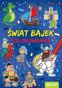 Kolorowanka A4  Świat bajek -  - książka