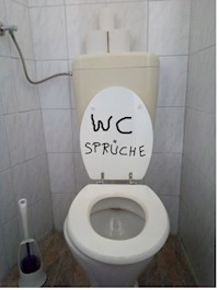 WC Sprüche - Ein Mensch - ebook
