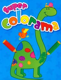 Super colorama dinozaur -  - książka
