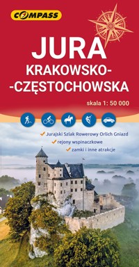 Jura Krakowsko-Częstochowska. Mapa turystyczna w skali 1:50 000 - zbiorowa praca - książka