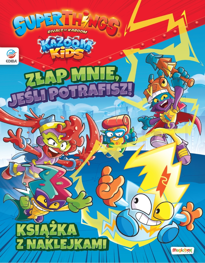 SuperThings Kazoom Kids. Książka z naklejkami - zbiorowa praca - książka