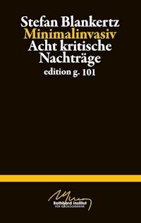 Minimalinvasiv - Stefan Blankertz - ebook