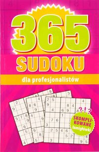 365 Sudoku dla profesjonalistów -  - książka