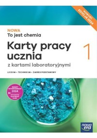 Nowa To jest chemia 1 Karty pracy ucznia z kartami laboratoryjnymi Zakres podstawowy Edycja 2024 - Kwiek Aleksandra, Megiel Elżbieta - książka