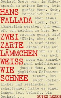 Zwei zarte Lämmchen weiß wie Schnee - Hans Fallada - ebook