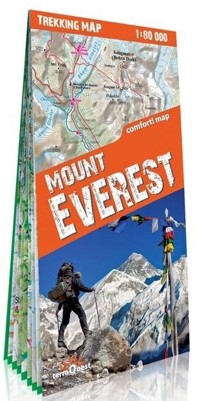 Mount Everest. Trekking map w skali 1:80 000 (laminowana) - zbiorowa praca - książka