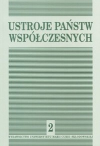 Ustroje państw współczesnych. Tom 2 - Gdulewicz Ewa - ebook