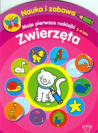 Zwierzęta Moje pierwsze naklejki 2-4 lata -  - książka