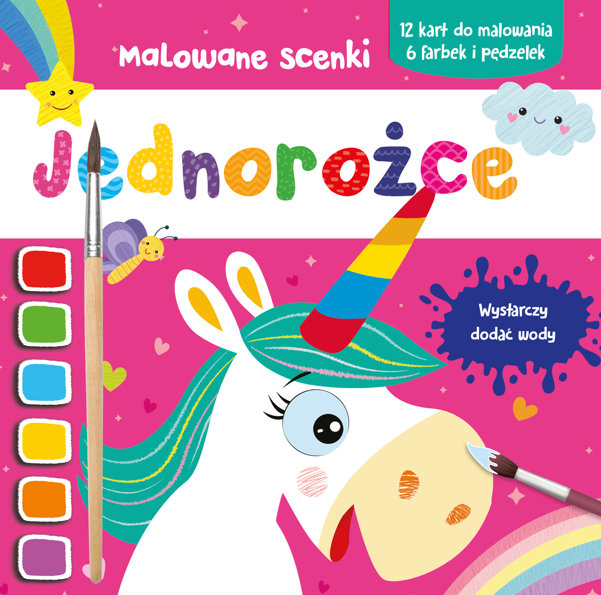 Malowane scenki. Jednorożce - zbiorowa praca - książka