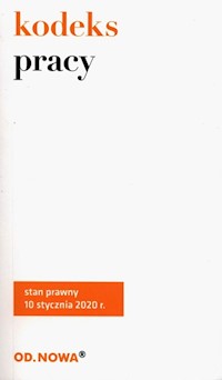 Kodeks pracy styczeń 2020 -  - książka