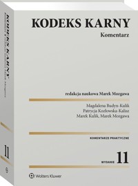 Kodeks karny Komentarz - Budyn-Kulik Magdalena, Kozłowska-Kalisz Patrycja, Kulik Marek, Mozgawa Marek - książka