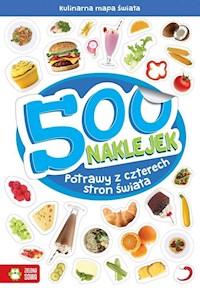 500 naklejek Potrawy z czterech stron świata -  - książka