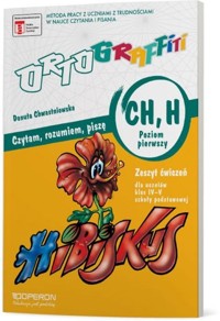 Ortograffiti CH H Czytam, rozumiem, piszę Poziom pierwszy Zeszyt ćwiczeń 4-5 - Chwastniewska Danuta - książka
