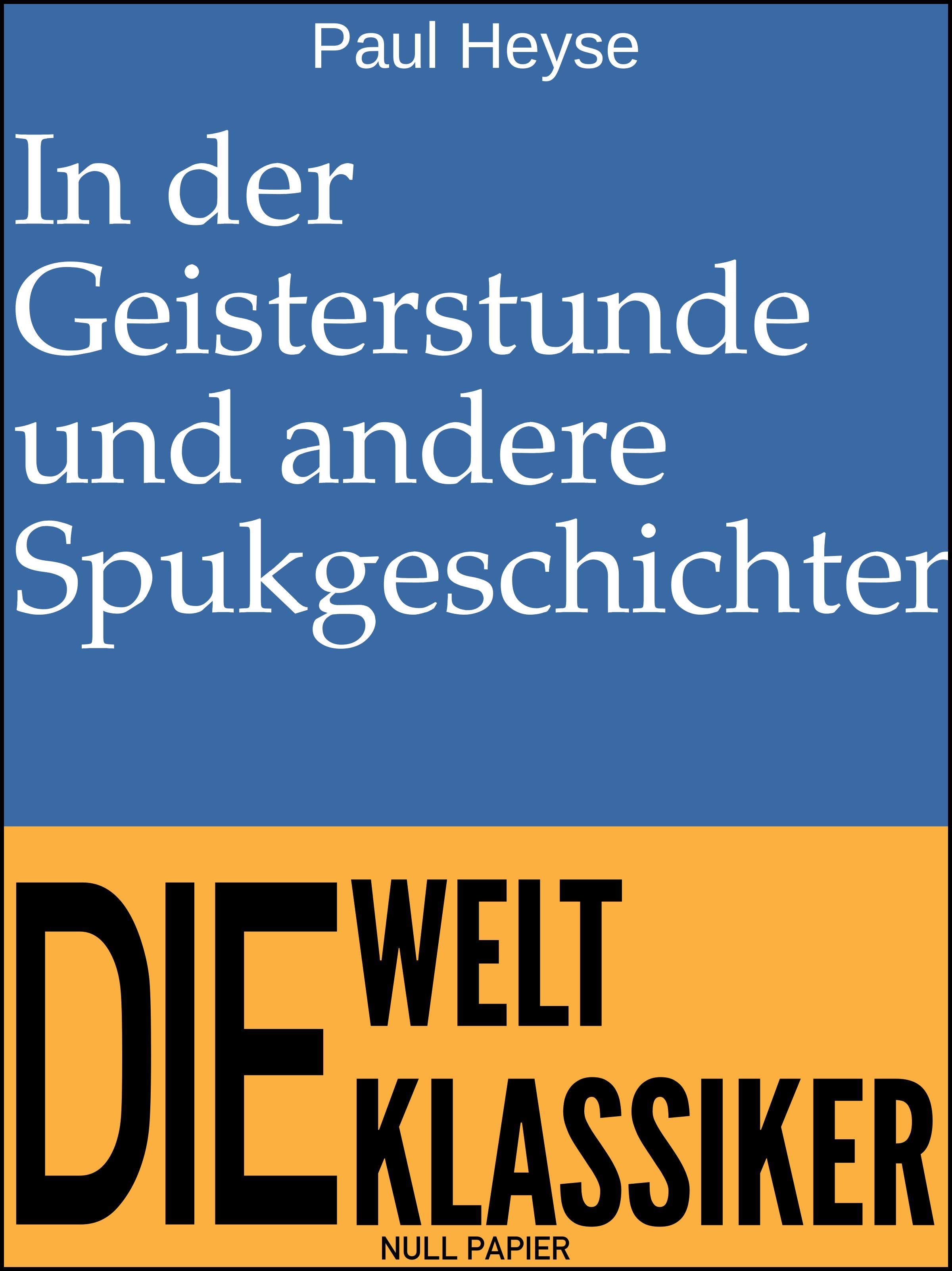 In der Geisterstunde und andere Spukgeschichten