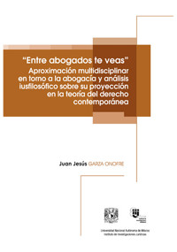 "Entre abogados te veas". Aproximación multidisciplinar en torno a la abogacía y análisis iusfilosófico sobre su proyección en la teoría del derecho contemporánea - Juan Jesús Garza Onofre - ebook