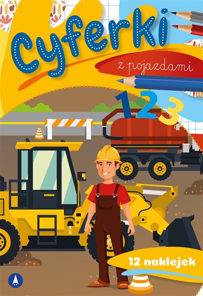 Cyferki z pojazdami - zbiorowa praca - książka
